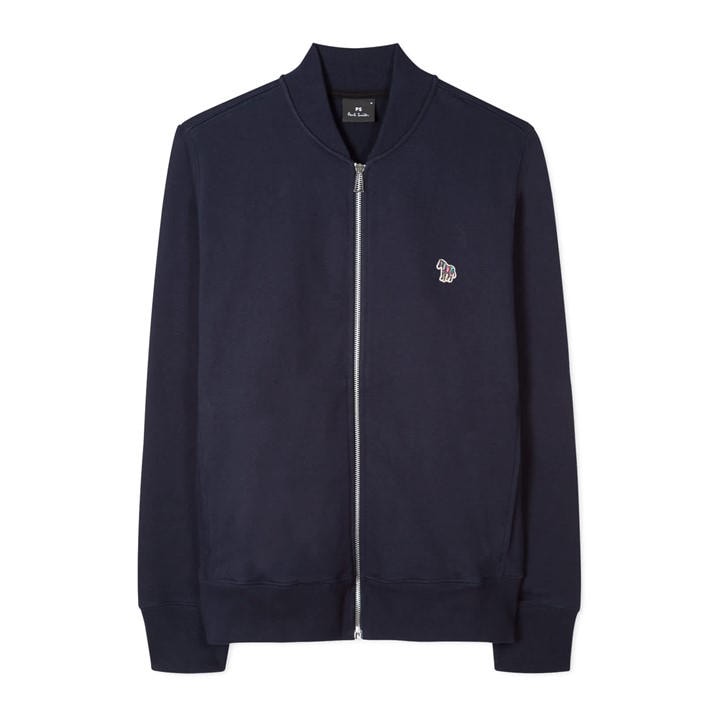 Ps Paul Smith Men's Blue Paul Smith Regular Zebra Bomber Jacket 2XL