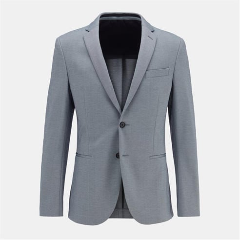 Hugo - Men's 's Long Sleeve Zip Tailored Fit Blazer