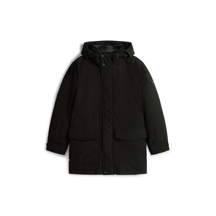Tommy Hilfiger Men's Black Padded Utility Parka