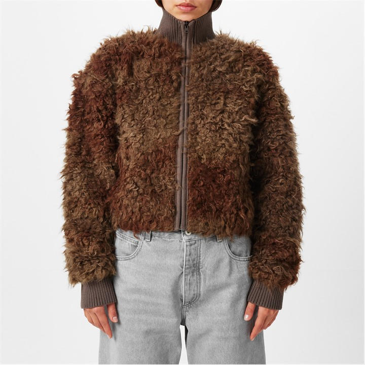 ACNE STUDIOS Faux Freya Jacket – Brown