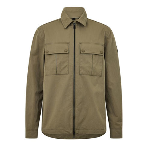 BELSTAFF - Men's Stride Zip Collar Long Sleeve Overshirt