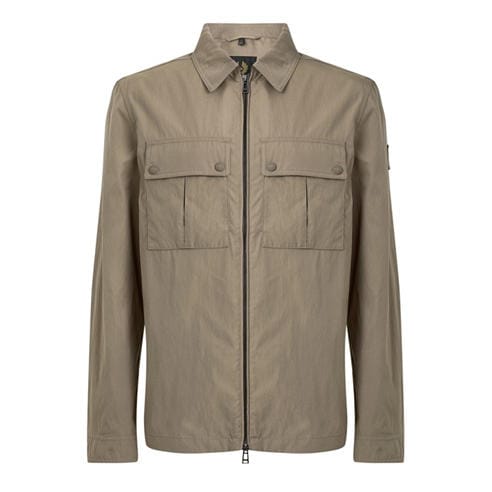 BELSTAFF - Men's Stride Zip Collar Long Sleeve Overshirt
