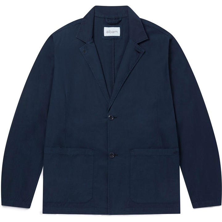 Albam Poplin Blazer – Blue Albam Poplin Blazer – Blue