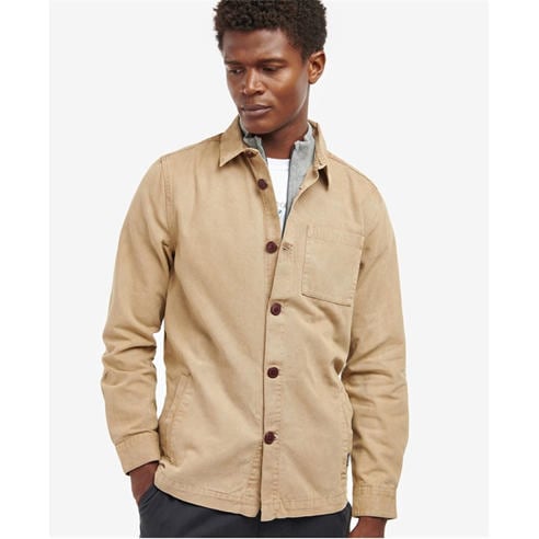 Barbour - Mens Washed Cotton Long Sleeve Overshirt