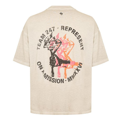 REPRESENT 247 - Men's Short Sleeve Performance Gym Top