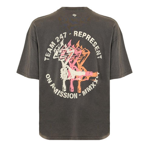 REPRESENT 247 - Men's Short Sleeve Performance Gym Top