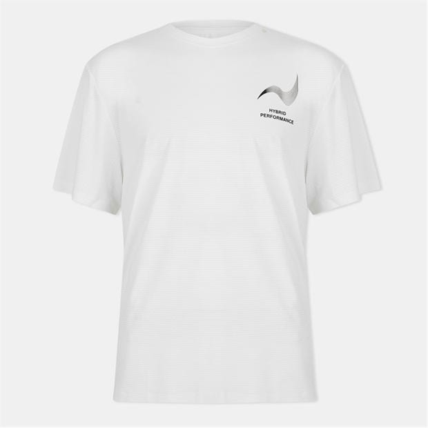 Black - HYBRID PERFORMANCE - Men's Short-Sleeve Performance Gym Top