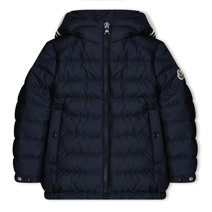 Moncler Boys Blue Cornour Puffer Jacket Juniors