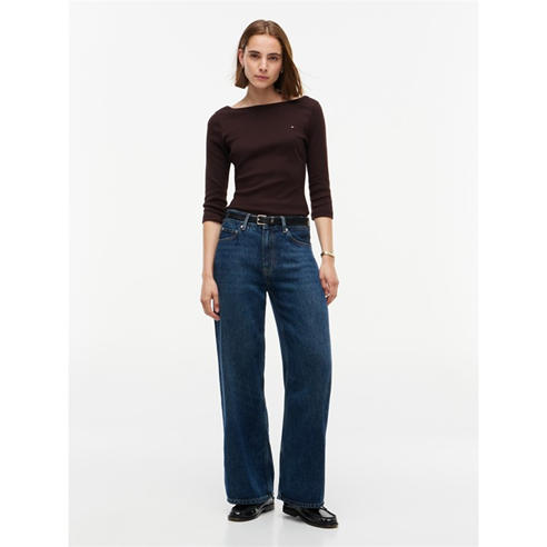 Tommy Hilfiger - Women's Cody Slim Boat Neck Long-Sleeve T-Shirt