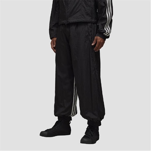 Y3 - Men's 3-Stripes Shell Track Bottoms