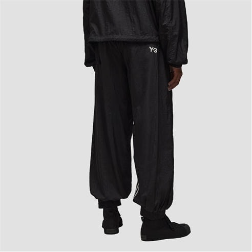 Y3 - Men's 3-Stripes Shell Track Bottoms