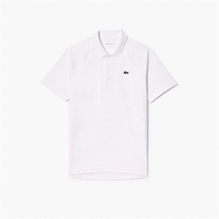 Lacoste Men's White Logo Polo Shirt - L