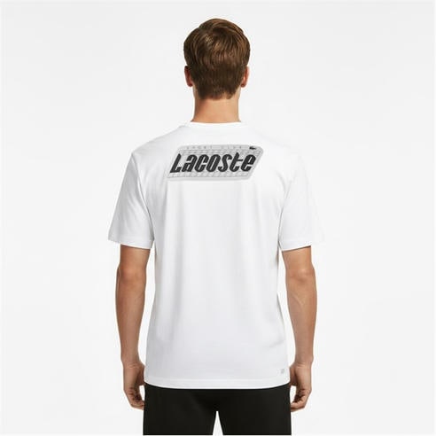 Lacoste - Men's BackPrint Short-Sleeve Crew-Neck T-Shirt