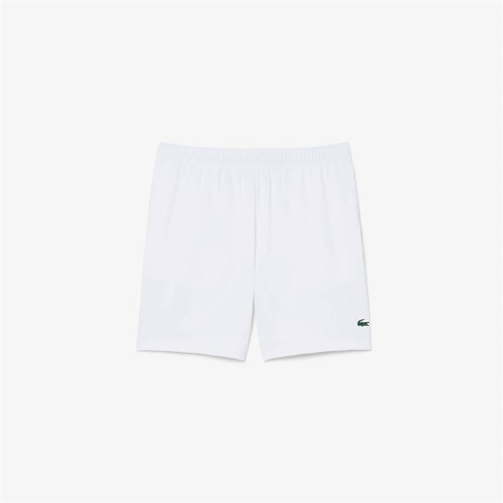 Lacoste Men's White Tech Performance Tennis Shorts - XL