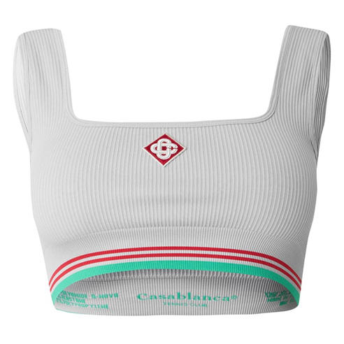 CASABLANCA - Women's Logo Nylon Seamless Cropped Vest
