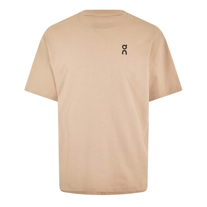 On Cott Club T-shirt In Sand