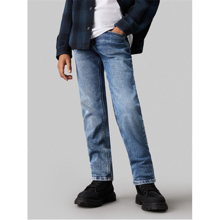 Calvin Klein Jeans Boys Blue Ckj Straight Jean