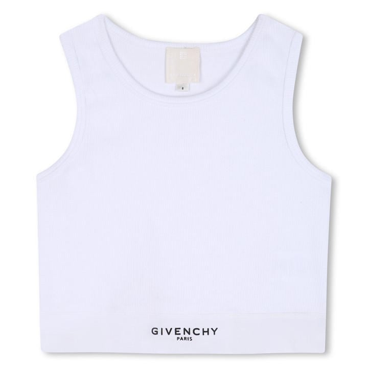 Givenchy Girls White Kids' Crop Top - 5 - 6 Years