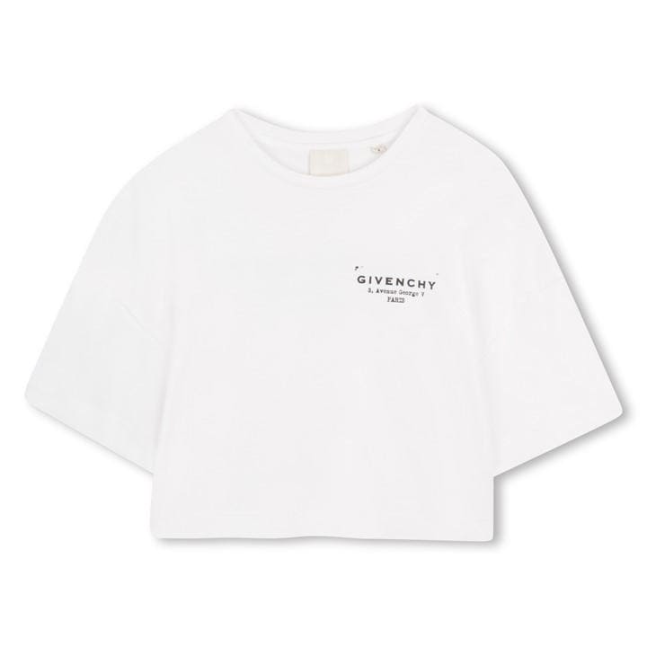 Givenchy Girls White Kids' Crop Top - 5 - 6 Years