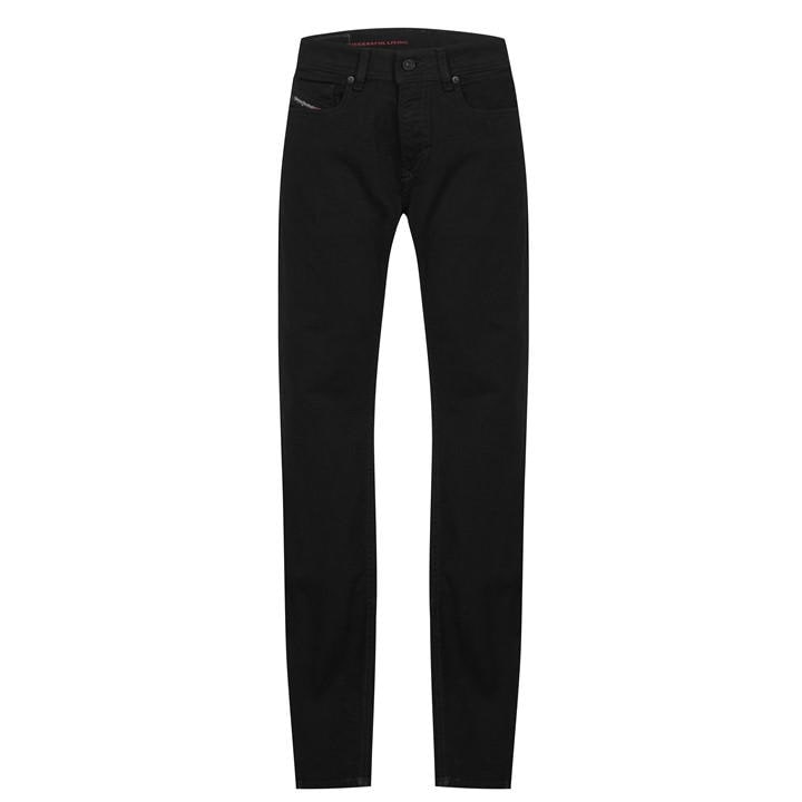 Diesel Men's Black Sleenker Skinny Jeans Size 38 R