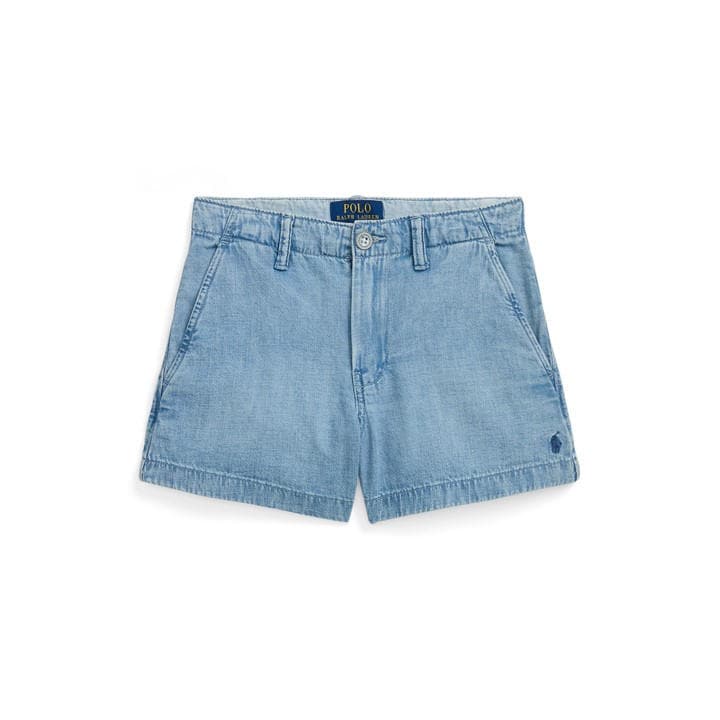 Polo Ralph Lauren Girls Blue Denim Shorts Juniors Size 9