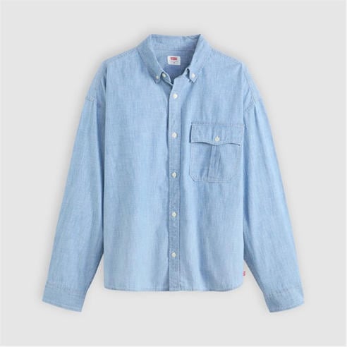 Levis - Men's Cropped Long Sleeve Denim Shirt