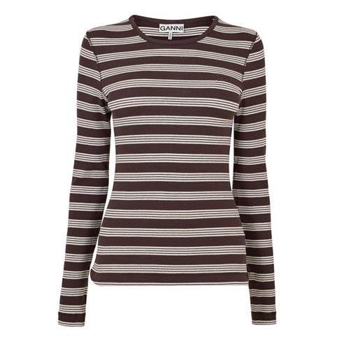 Ganni - Women's Long Sleeve T-Shirt