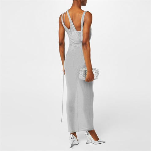 THE ATTICO - Women's Sheer Midi Dress