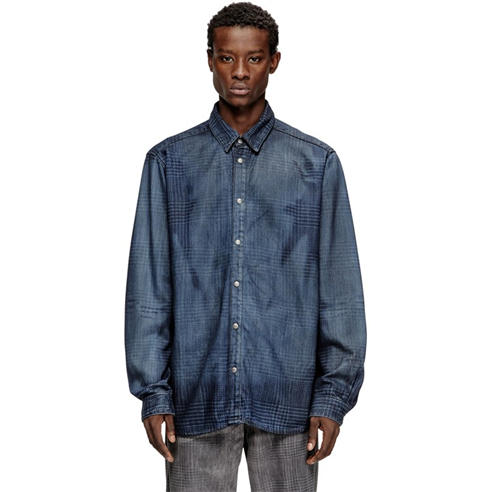 DIESEL - Men's Long Sleeve Denim Shirt