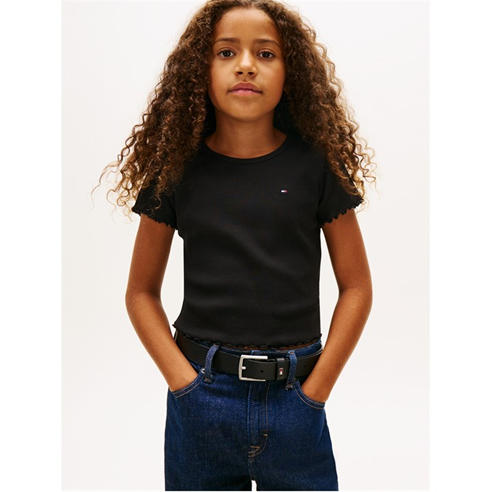 Tommy Hilfiger - Kids' Essential Rib Crop Top