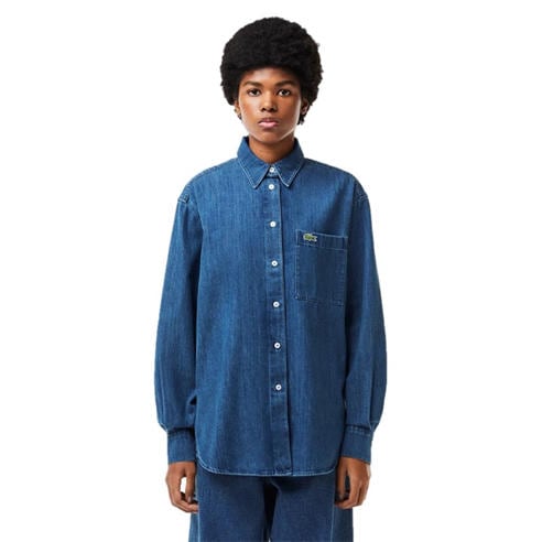 Lacoste - Women's Long-Sleeve Denim Shirt