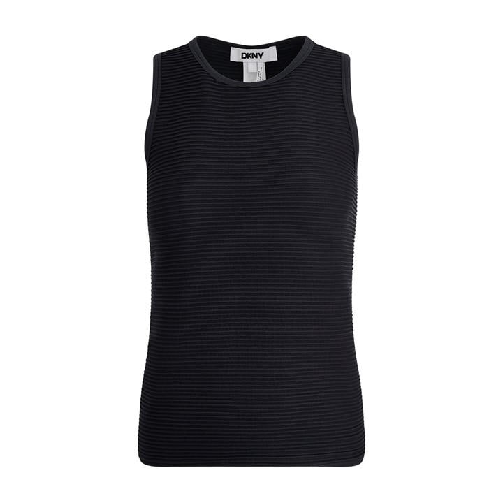 Dkny Women's Black Seamless Top Ld62