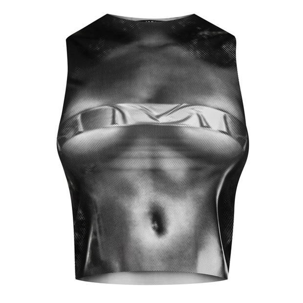 JADED LONDON Stick It Illusion Vest,Specials : American Fashion Style Bags On Sale