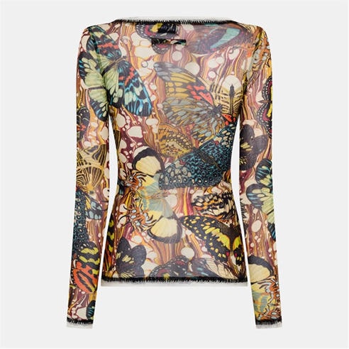JEAN PAUL GAULTIER - Women's Papillon Long Sleeve T-Shirt