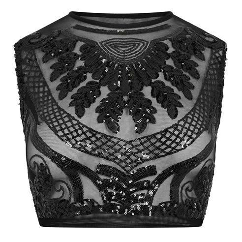 NORMA KAMALI - NK Sqn Crop Top Ld54