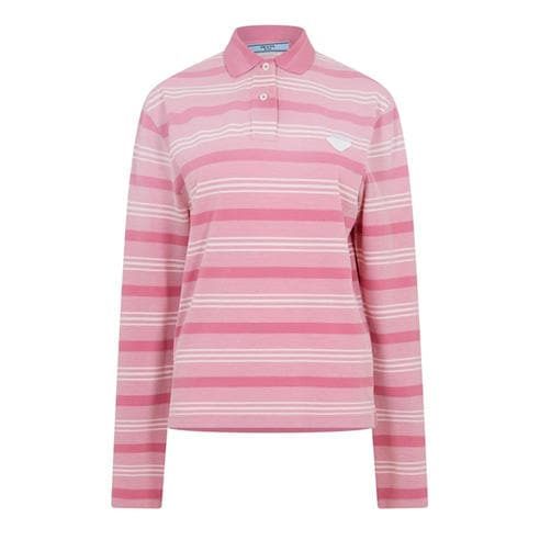 PRADA - Women's Stripe Long Sleeve T-Shirt
