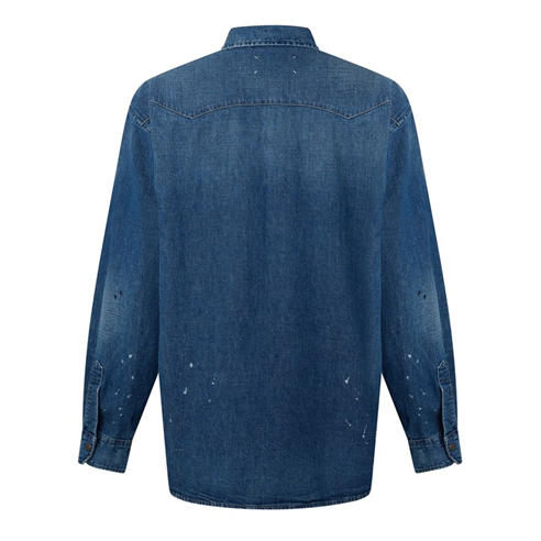 MAISON MARGIELA - Bicolour Denim Shirt