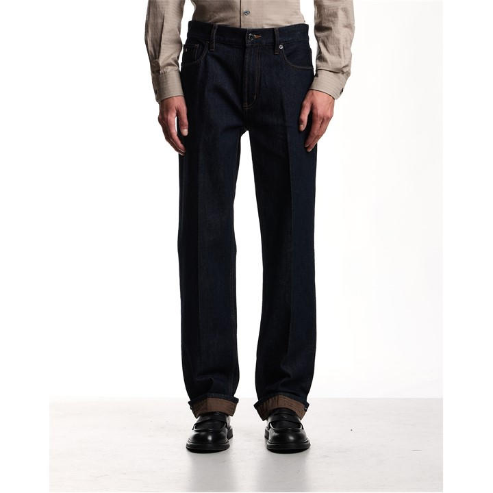 Emporio Armani Men's Blue 5 Pockets Pant
