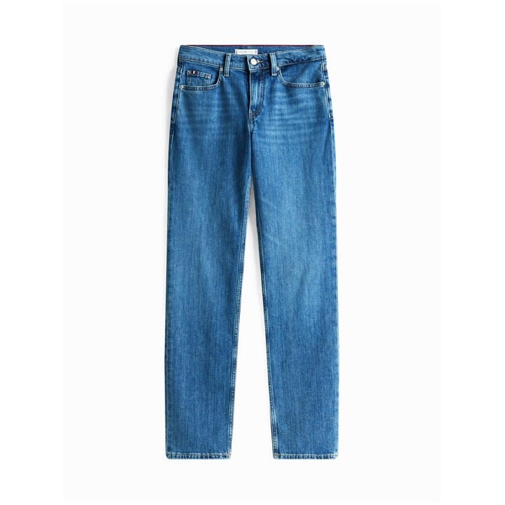 Tommy Hilfiger Women's Blue Tommy Straight Jeans Small