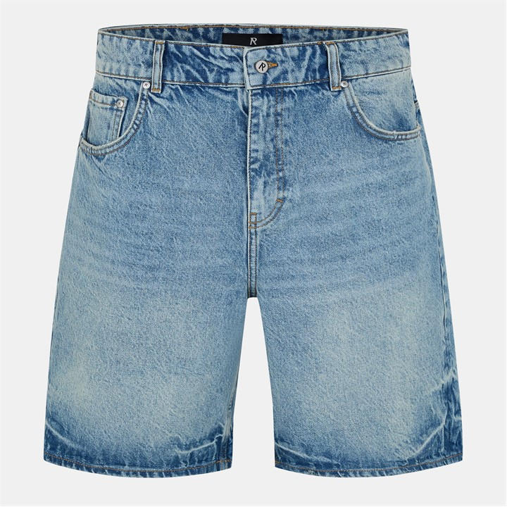 Represent Denim Shorts In Blue