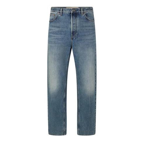 VALENTINO - Men's Cotton Straight Leg Jeans