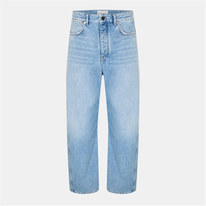 Givenchy Men's Blue Giv Seam Straight Leg Jeans - S