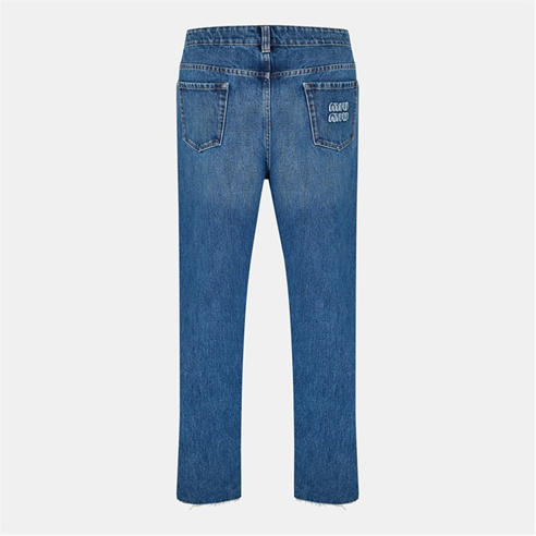 MIU MIU - Miu Logo Jeans Sn62