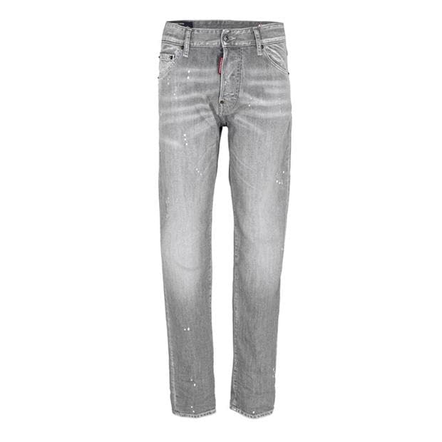 Rip Repair Blk - DSQUARED2 - Cool Guy Slim Jeans