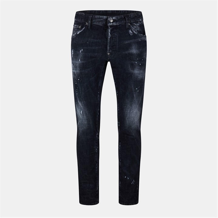 Dsquared2 Men's Black Cool Guy Slim Jeans Size 38 R