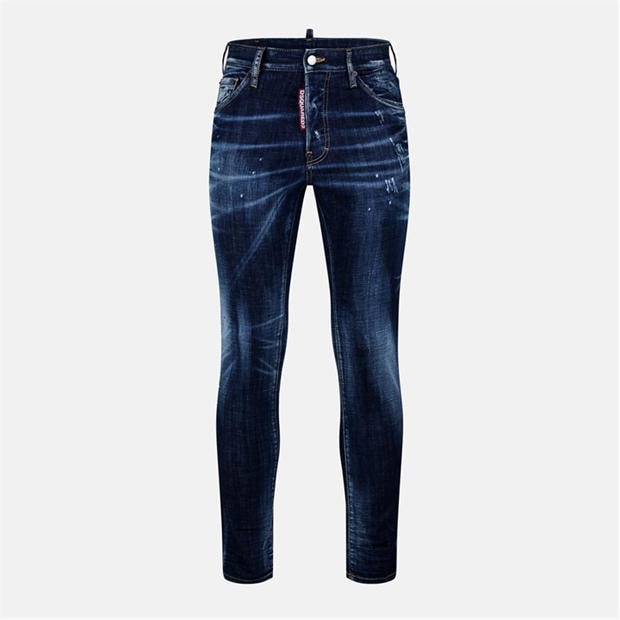 Rip Repair Blk - DSQUARED2 - Cool Guy Slim Jeans