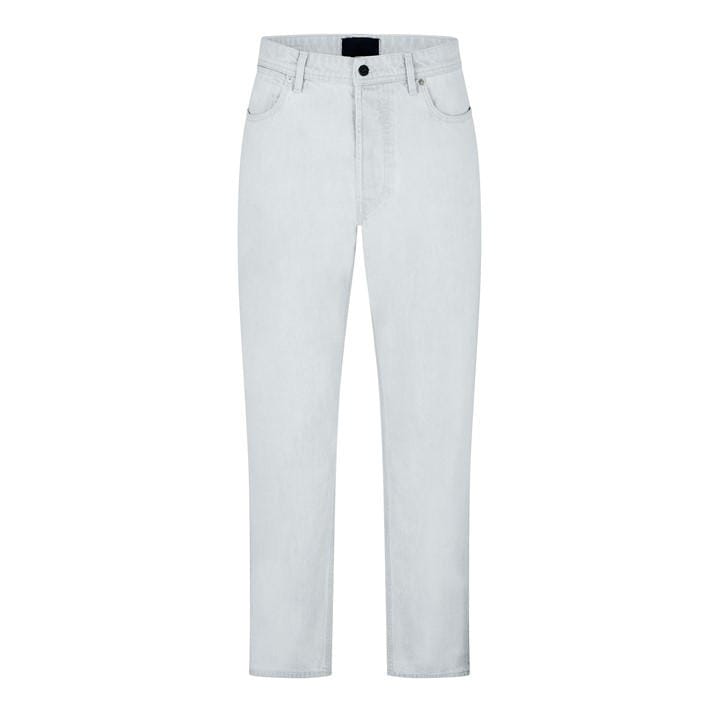 Stone Island Men's Blue Denim Research Straight Jeans