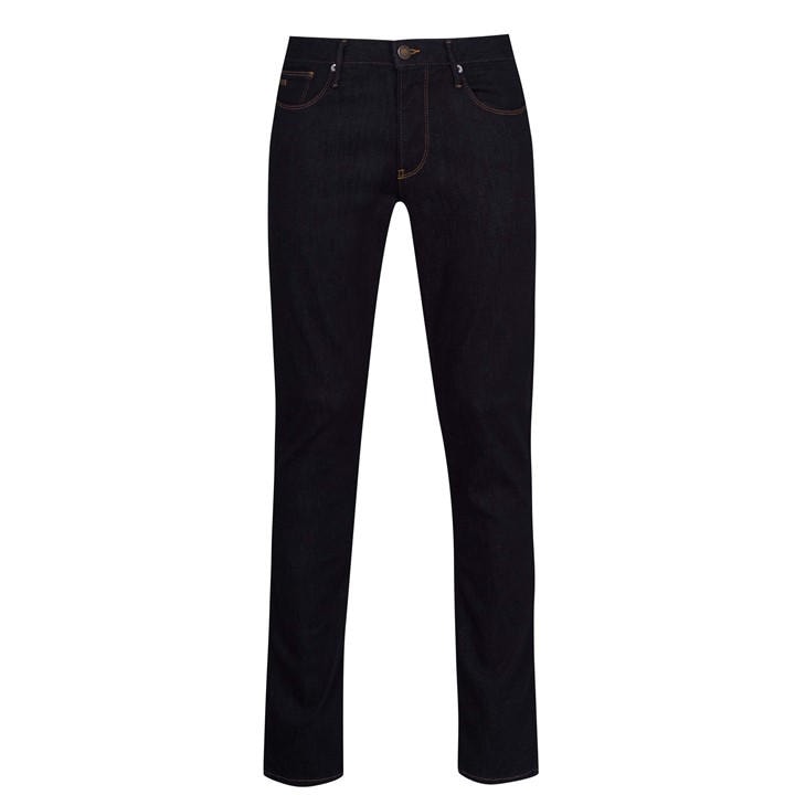 Emporio Armani Men's Blue J06 Slim Jeans Small