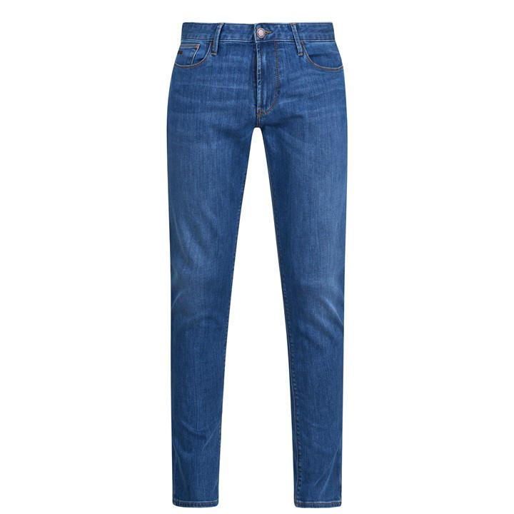 Emporio Armani Men's Blue J06 Slim Jeans Size 36 R