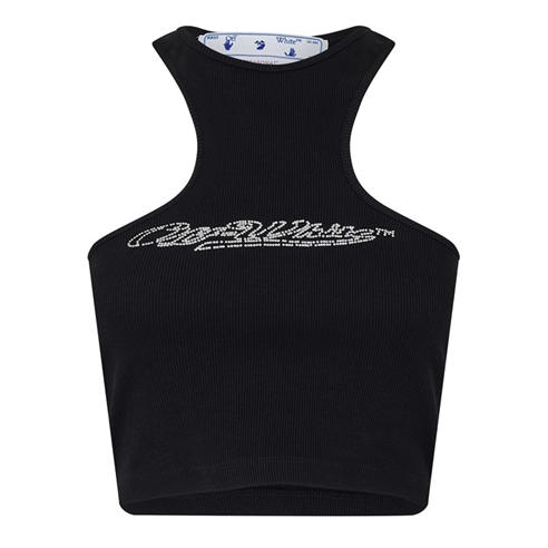 OFF WHITE - Women's Baseball Rowing Tank Vest